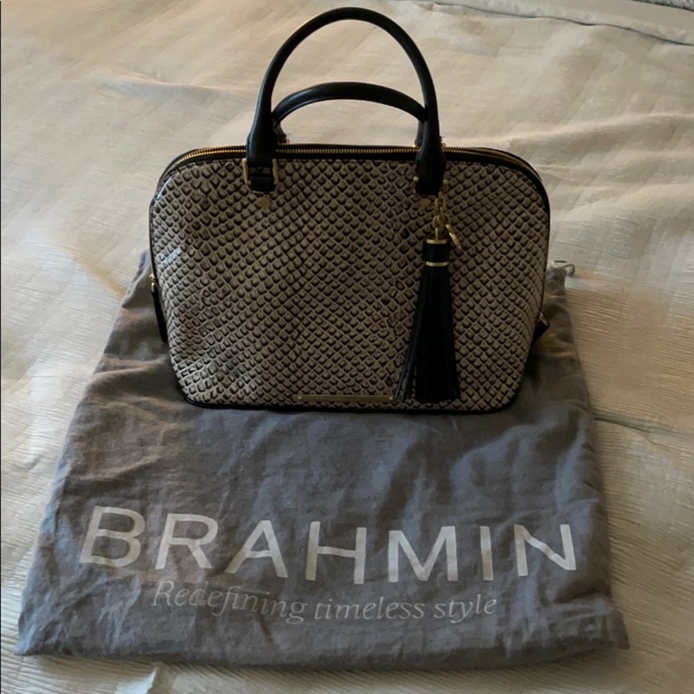 Brahmin Top-handle Python Handbag - Picture 7 of 7